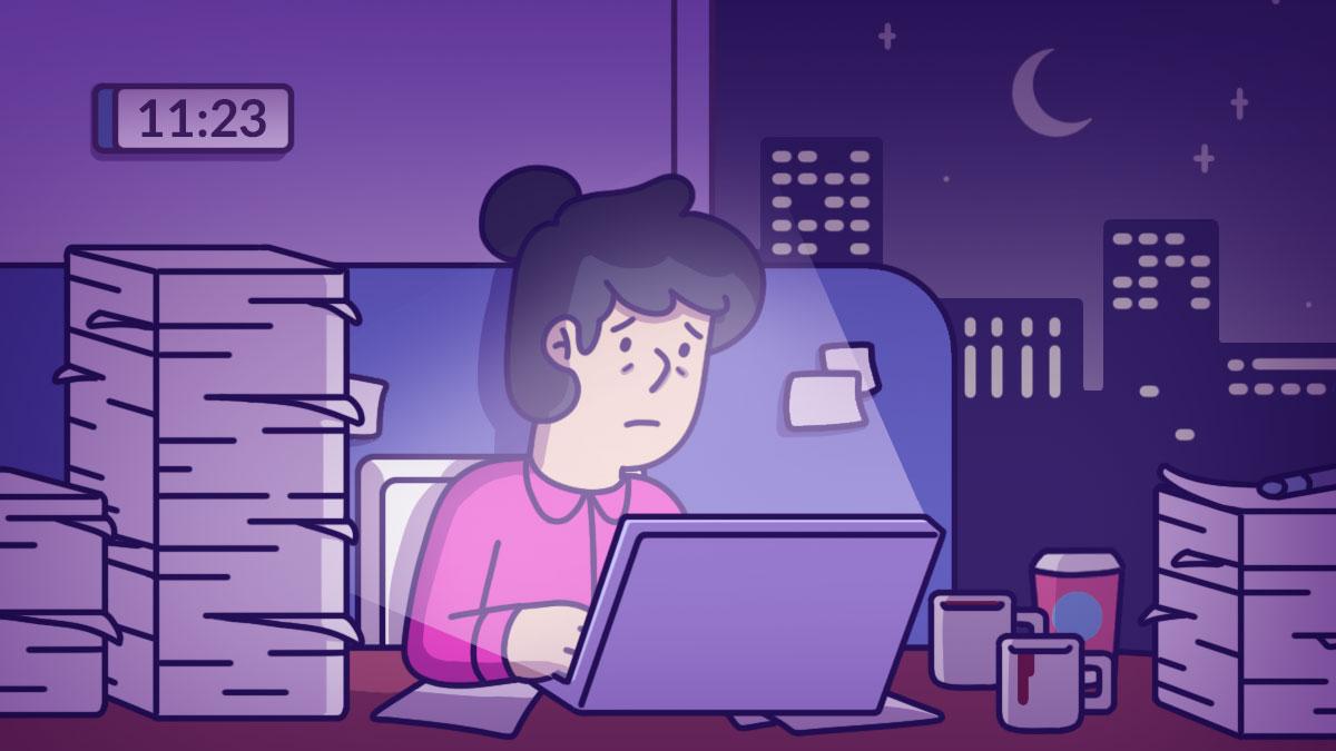 The Cost of Being Overworked